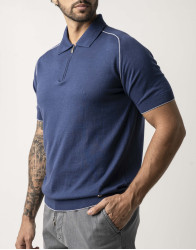 Castello d'Oro Blue Polo T-shirt  thumbnail 2